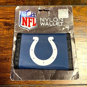 NFL Indianapolis Colts Peyton Manning Nylon Wallet Tri-Fold Velcroo Wallet